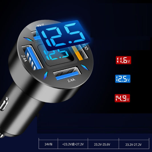 Four-port Car Charger